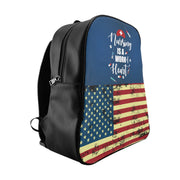 Nursery+America Flag Backpack