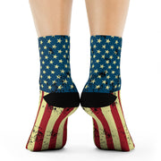 American Flag Crew Socks