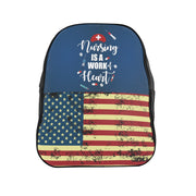 Nursery+America Flag Backpack