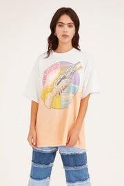 Pink Floyd Ombre Oversized Tee