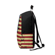 American Flag Fabric Backpack