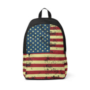 American Flag Fabric Backpack