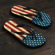 American Flag Flip-Flops