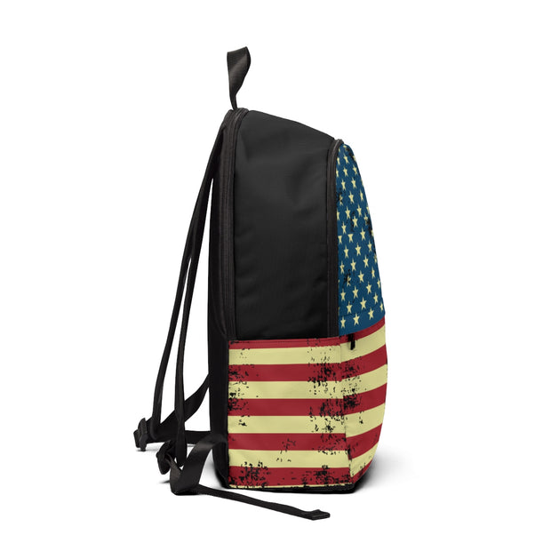 American Flag Fabric Backpack